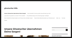 Desktop Screenshot of ghostwriter-hilfe.com