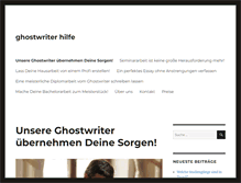 Tablet Screenshot of ghostwriter-hilfe.com